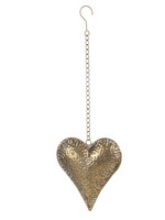 Clayre & Eef Decoratie hanger hart 18*5*20 cm 6Y4032