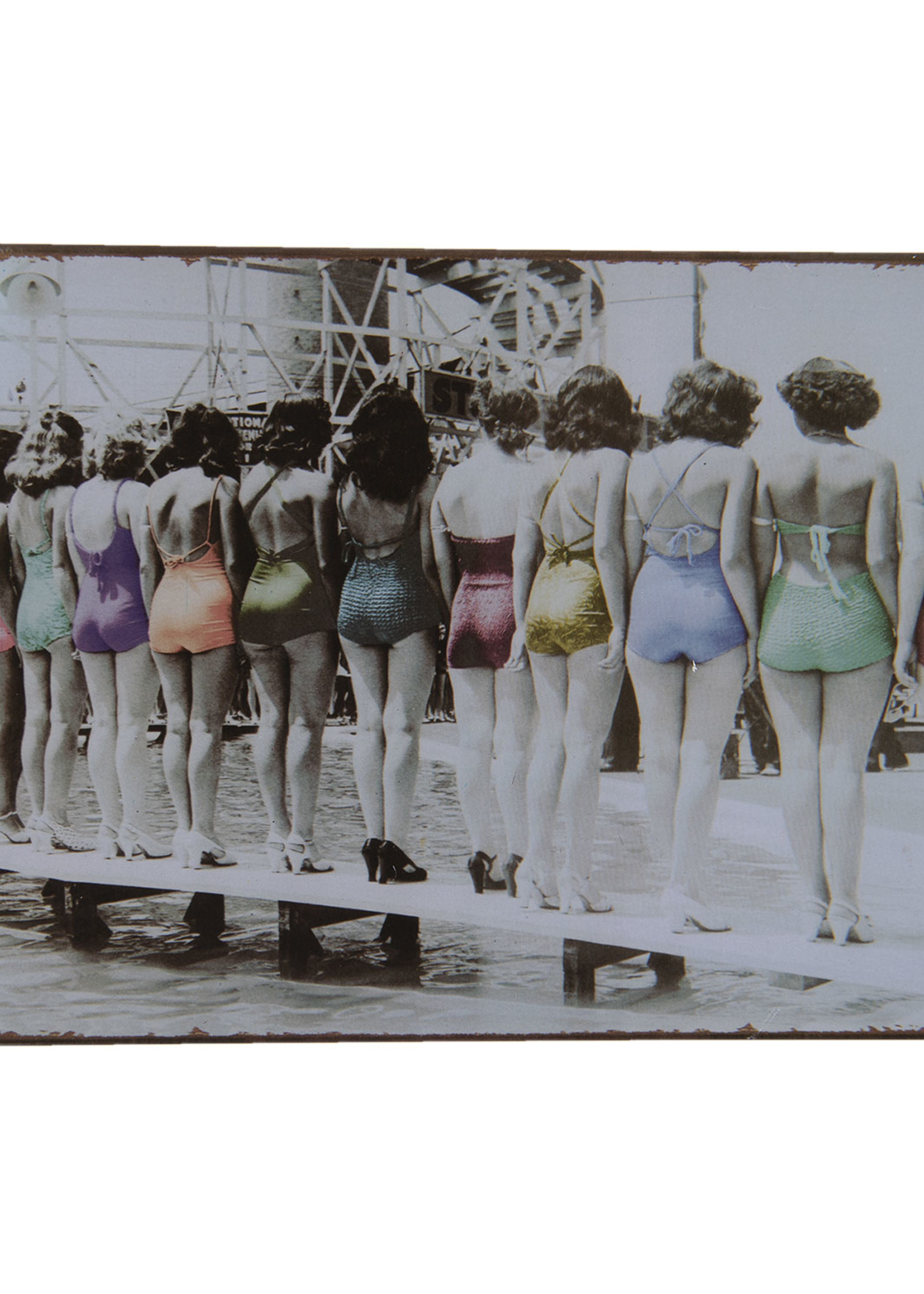 Clayre & Eef Plaque décorative 30*20 cm 6Y4094