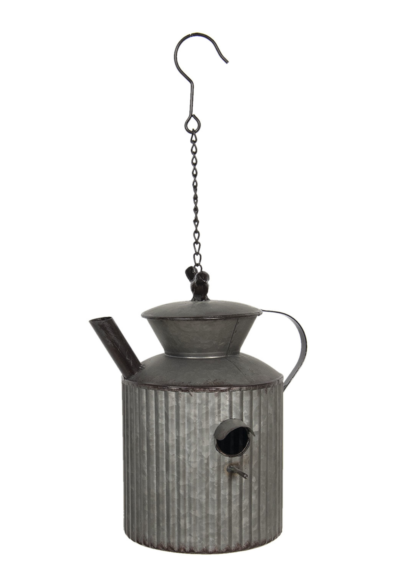 Clayre & Eef Decoratie Vogelhuis 27*23*31/58 cm 6Y4142