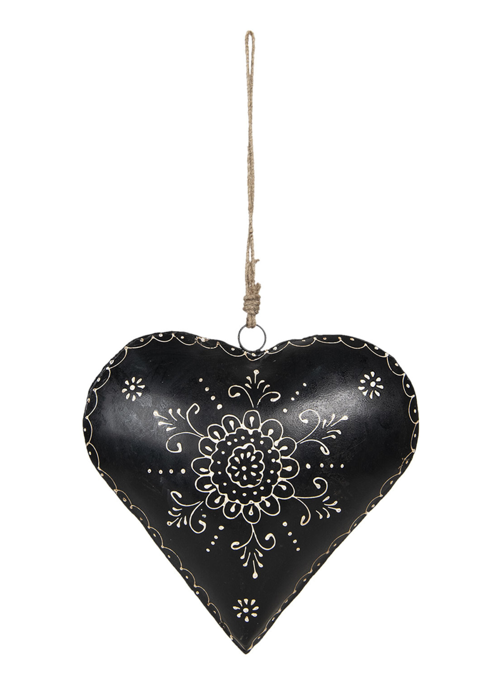 Clayre & Eef Coeur pendentif 27*12*27 cm 6Y4165