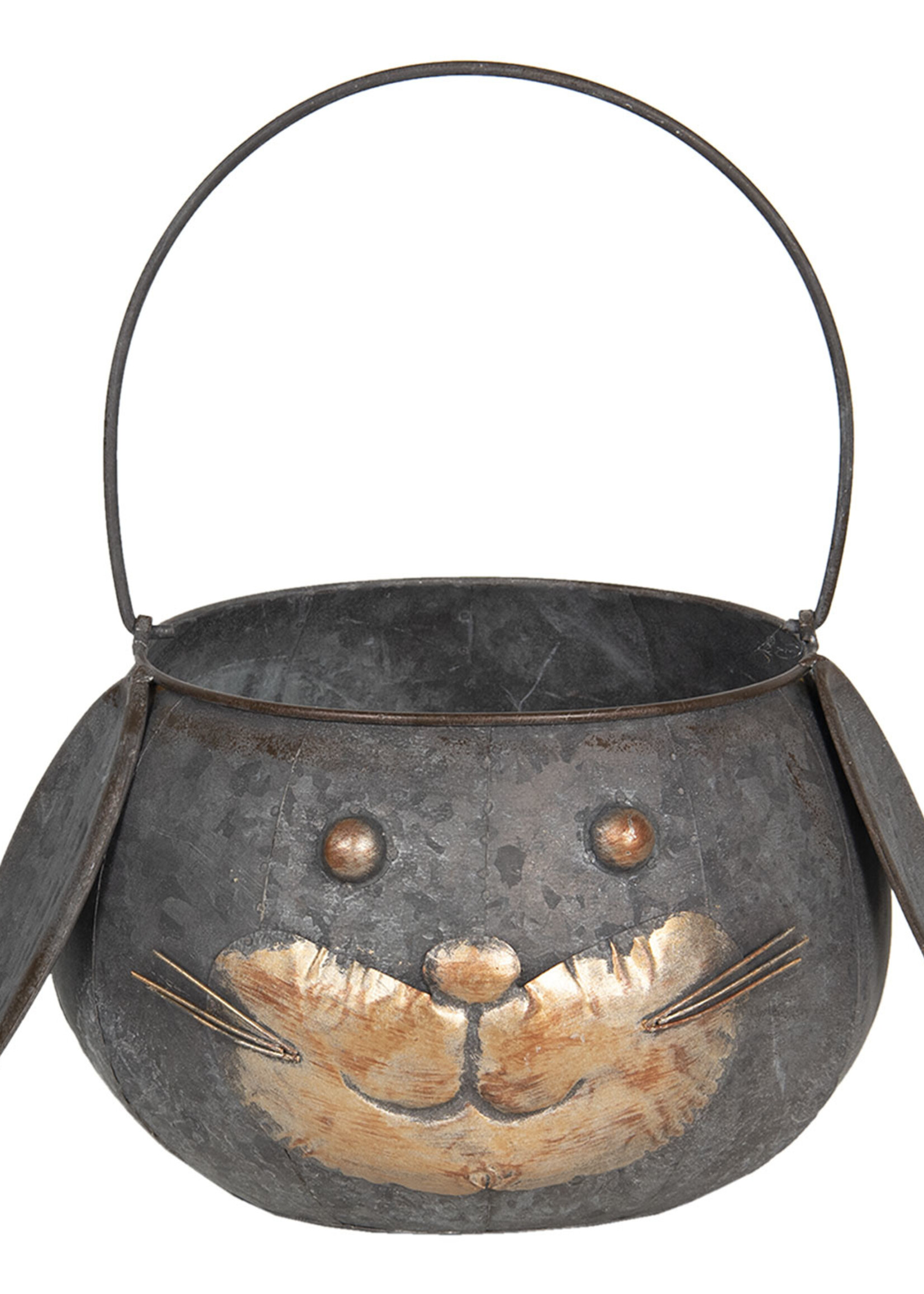 Clayre & Eef Porte-plantes (2) Ø 25*17/35 / Ø 19*15/30 cm 6Y4177