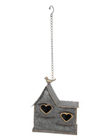 Clayre & Eef Decoratie vogelhuis 25*12*25 cm 6Y4178