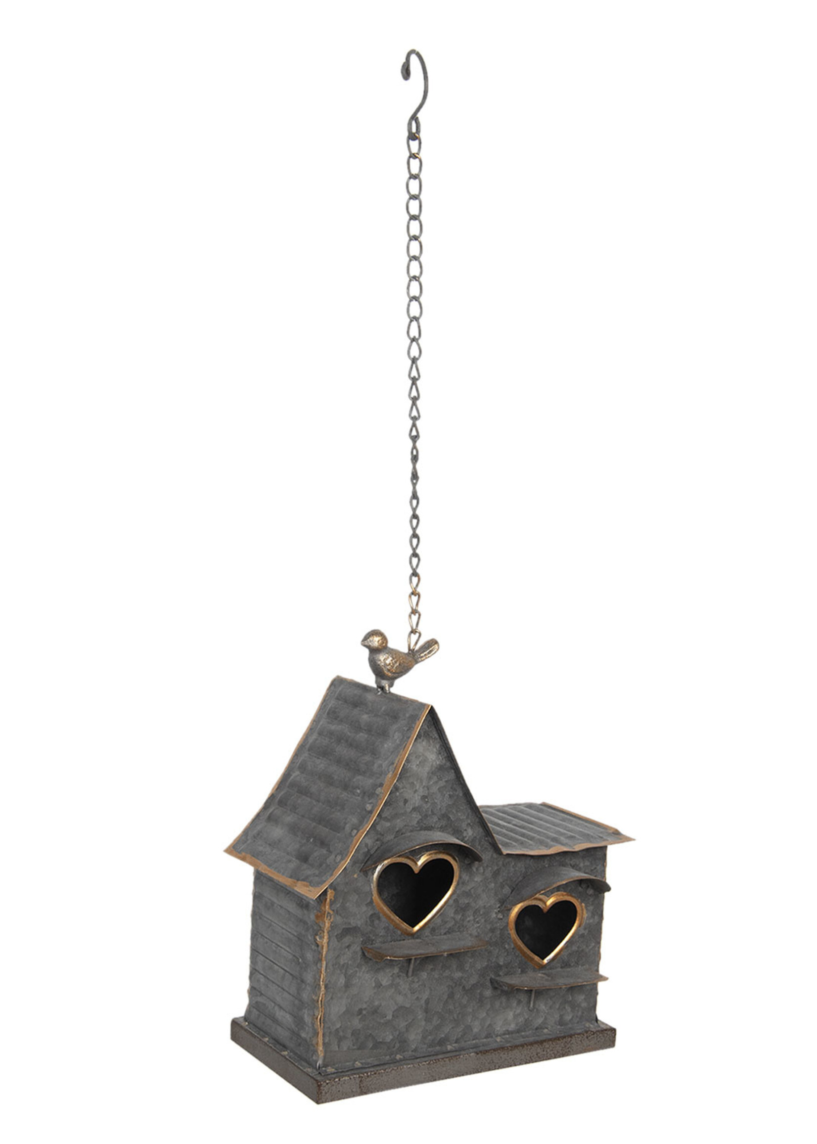 Clayre & Eef Décoration maison doiseau 25*12*25 cm 6Y4178