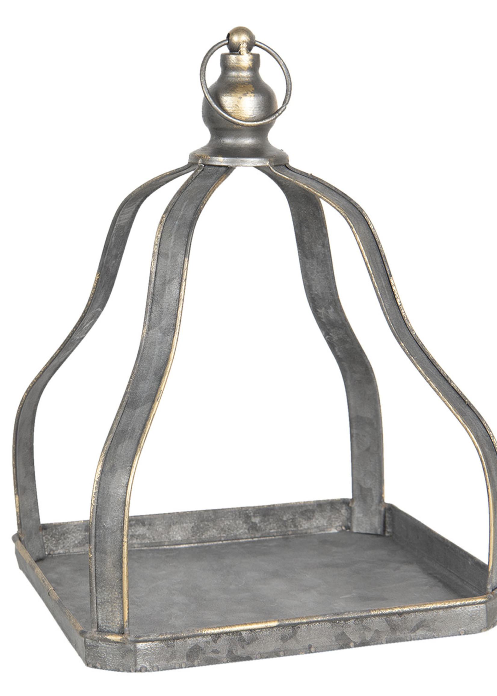 Clayre & Eef Decoratieve schaal (2) 23*23*32 / 15*15*23 cm 6Y4179