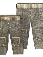 Clayre & Eef Planthouder broek (2) 31*14*45 / 25*11*35 cm 6Y4180