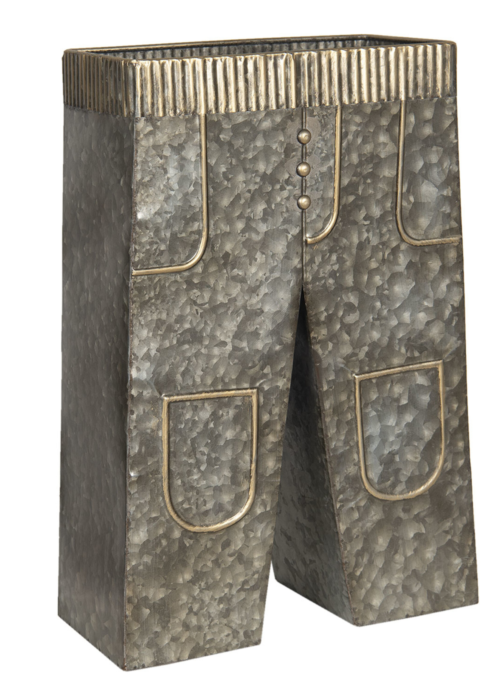 Clayre & Eef Porte-plantes pantalon (2) 31*14*45 / 25*11*35 cm 6Y4180