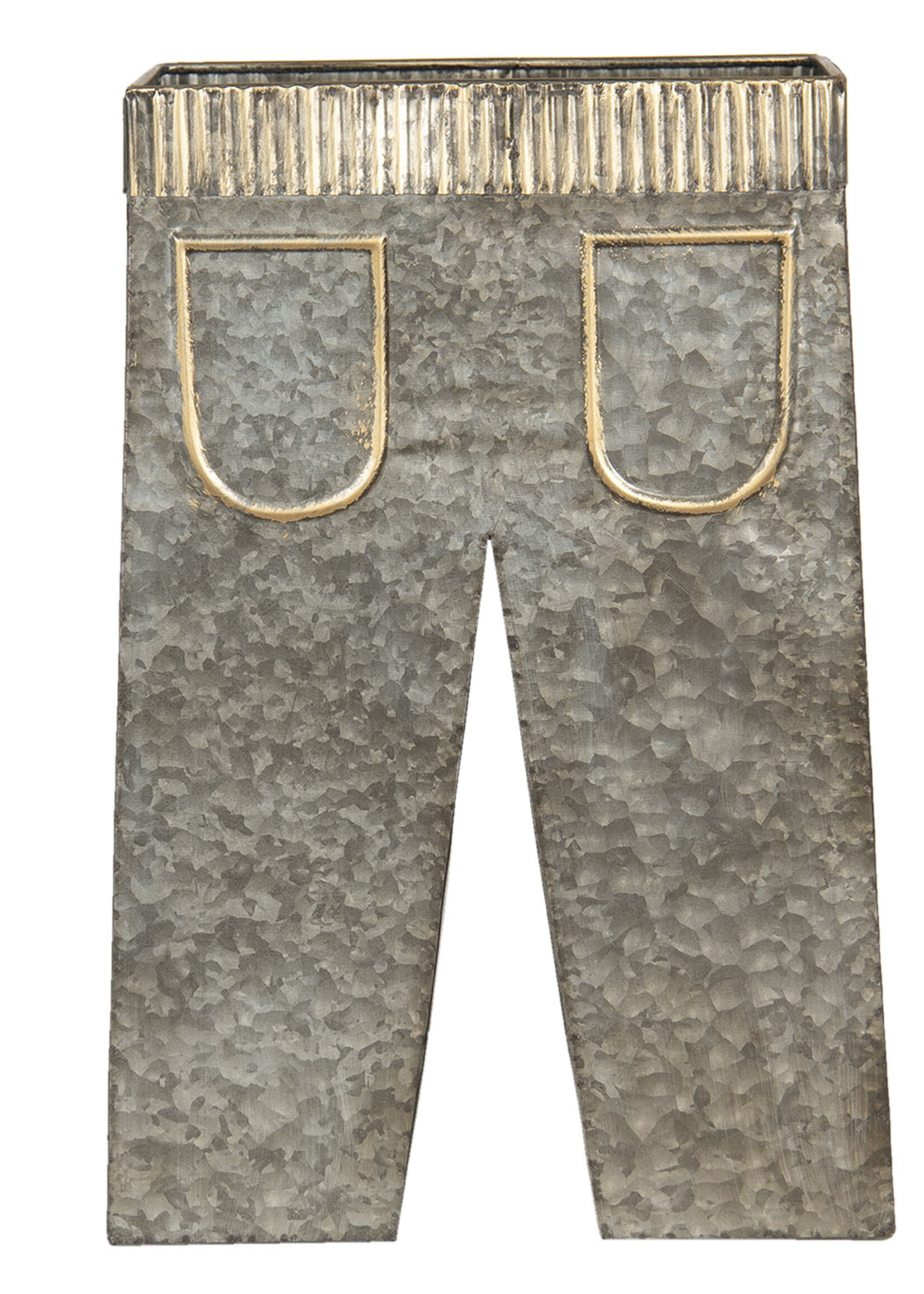 Clayre & Eef Porte-plantes pantalon (2) 31*14*45 / 25*11*35 cm 6Y4180