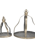 Clayre & Eef Assiette décoratif (2) Ø 29*31 / Ø 18*24 cm 6Y4183