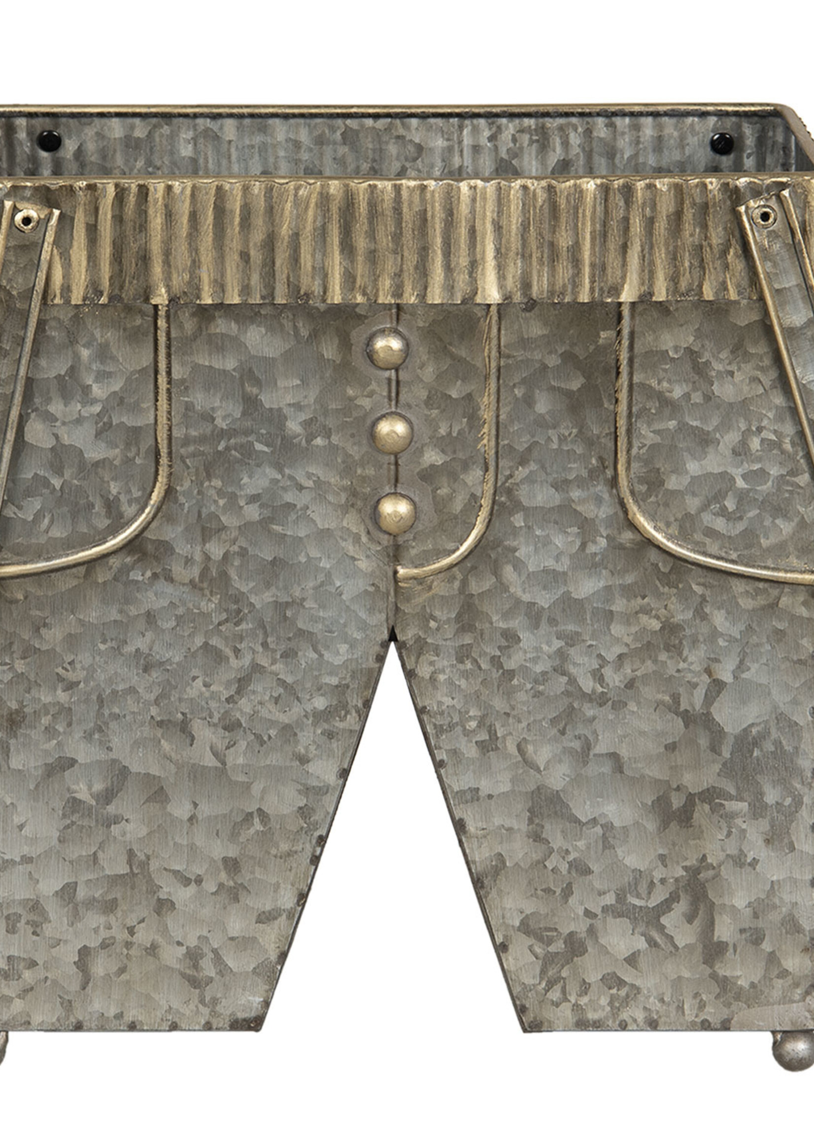 Clayre & Eef Porte-plantes pantalon (2) 28*15*30/50 / 23*12*24/43 cm 6Y4184