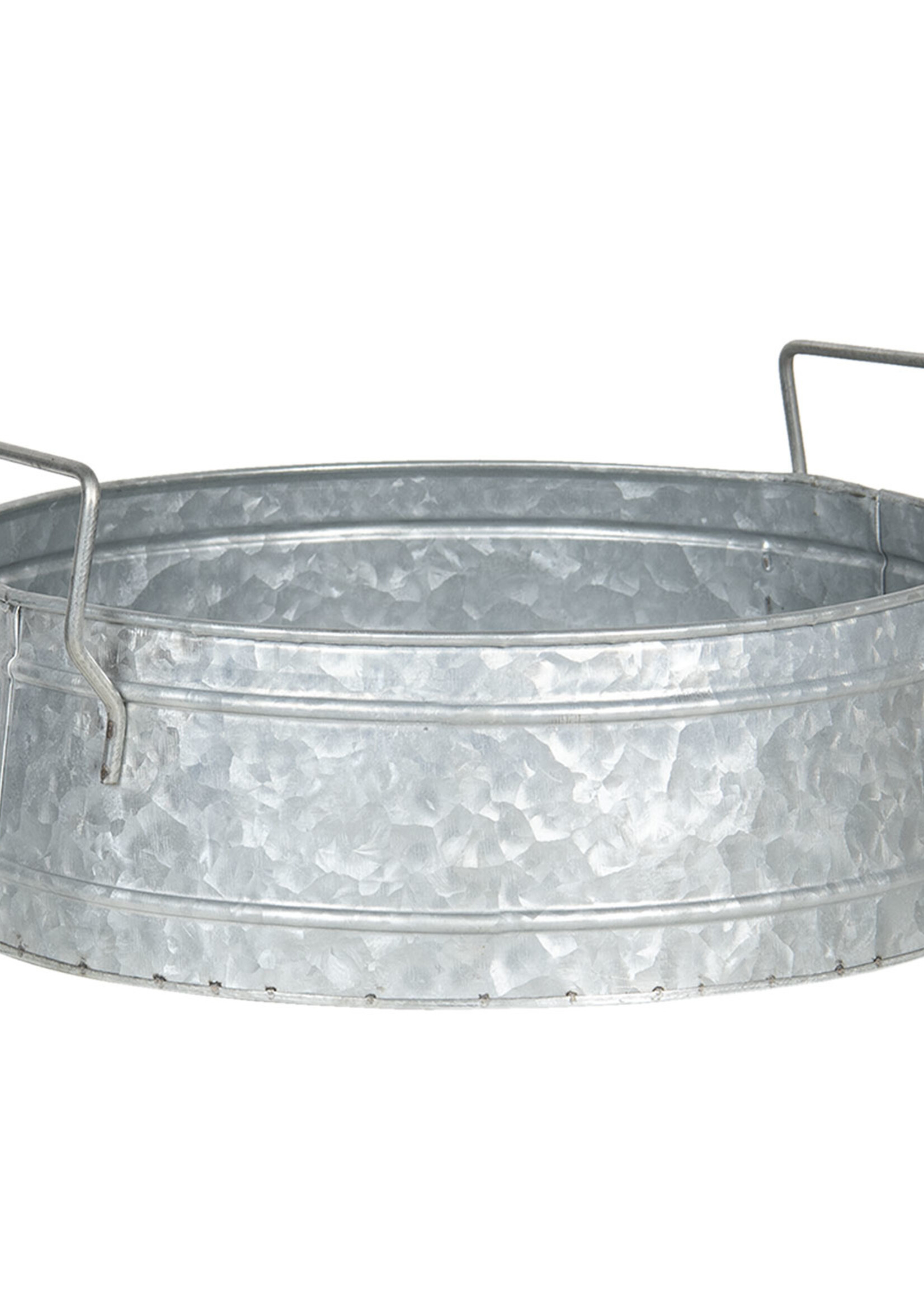 Clayre & Eef Porte plantes set (3) Ø 39*15 / Ø 35*14 / Ø 31*13 cm 6Y4187