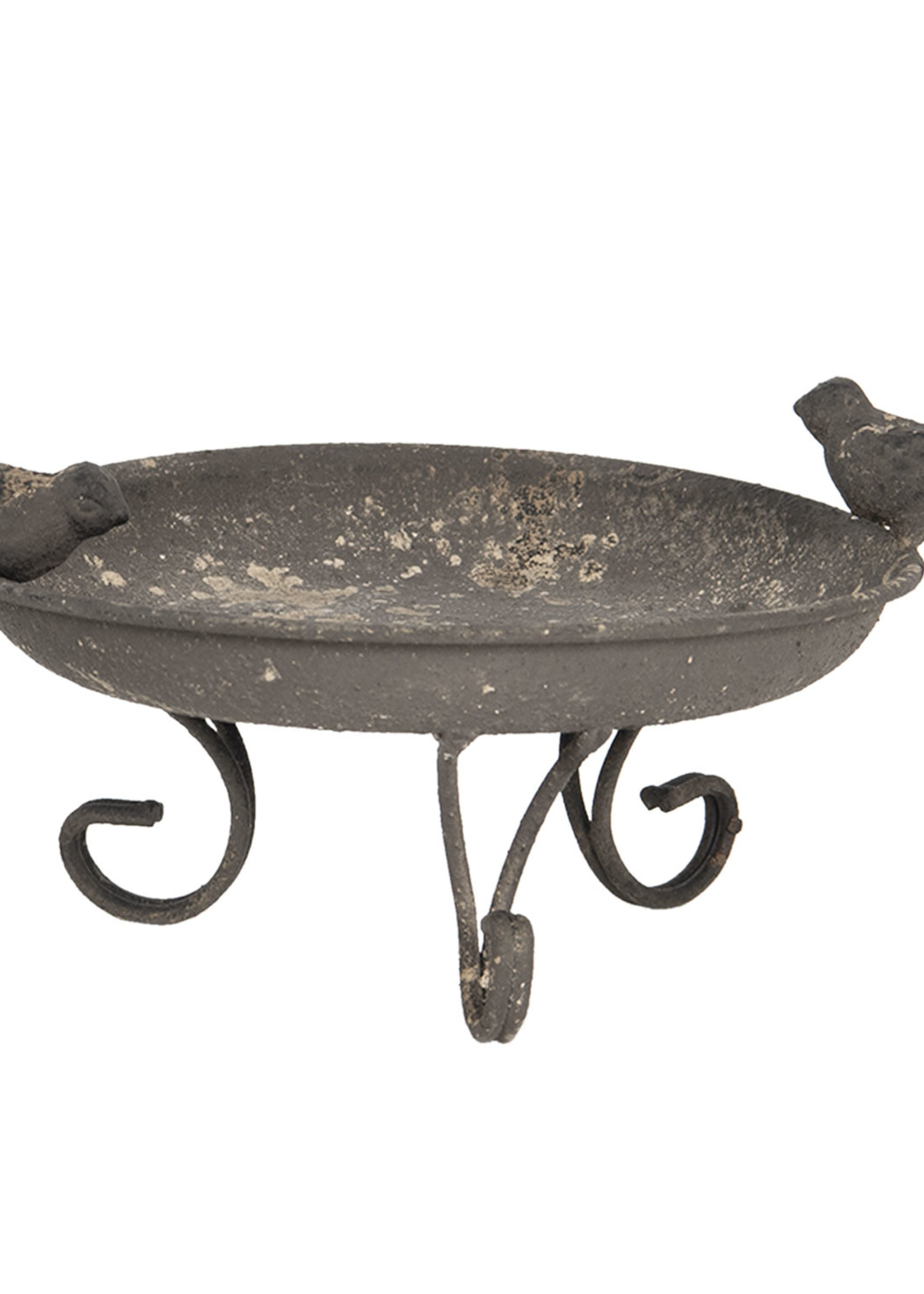 Clayre & Eef Decoratie schaal vogels 20*16*9 cm 6Y4195