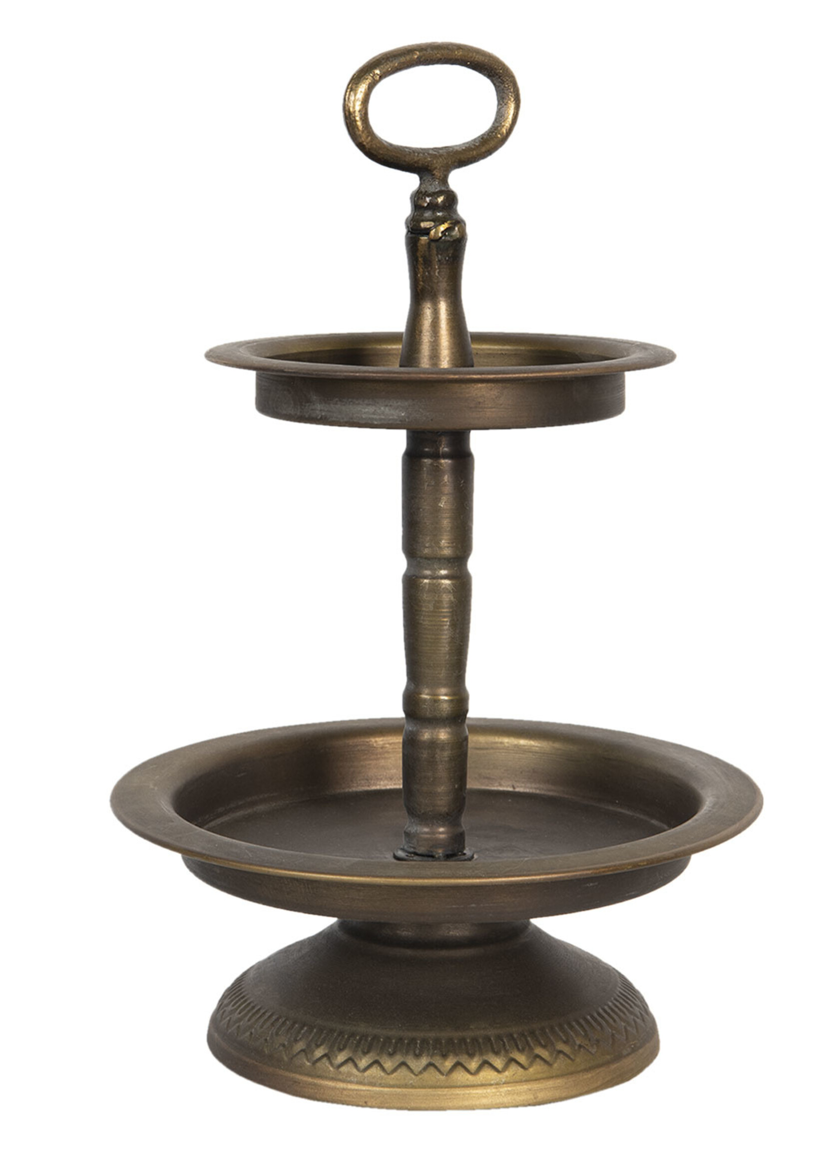 Clayre & Eef Etagère Ø 22*34 cm 6Y4204