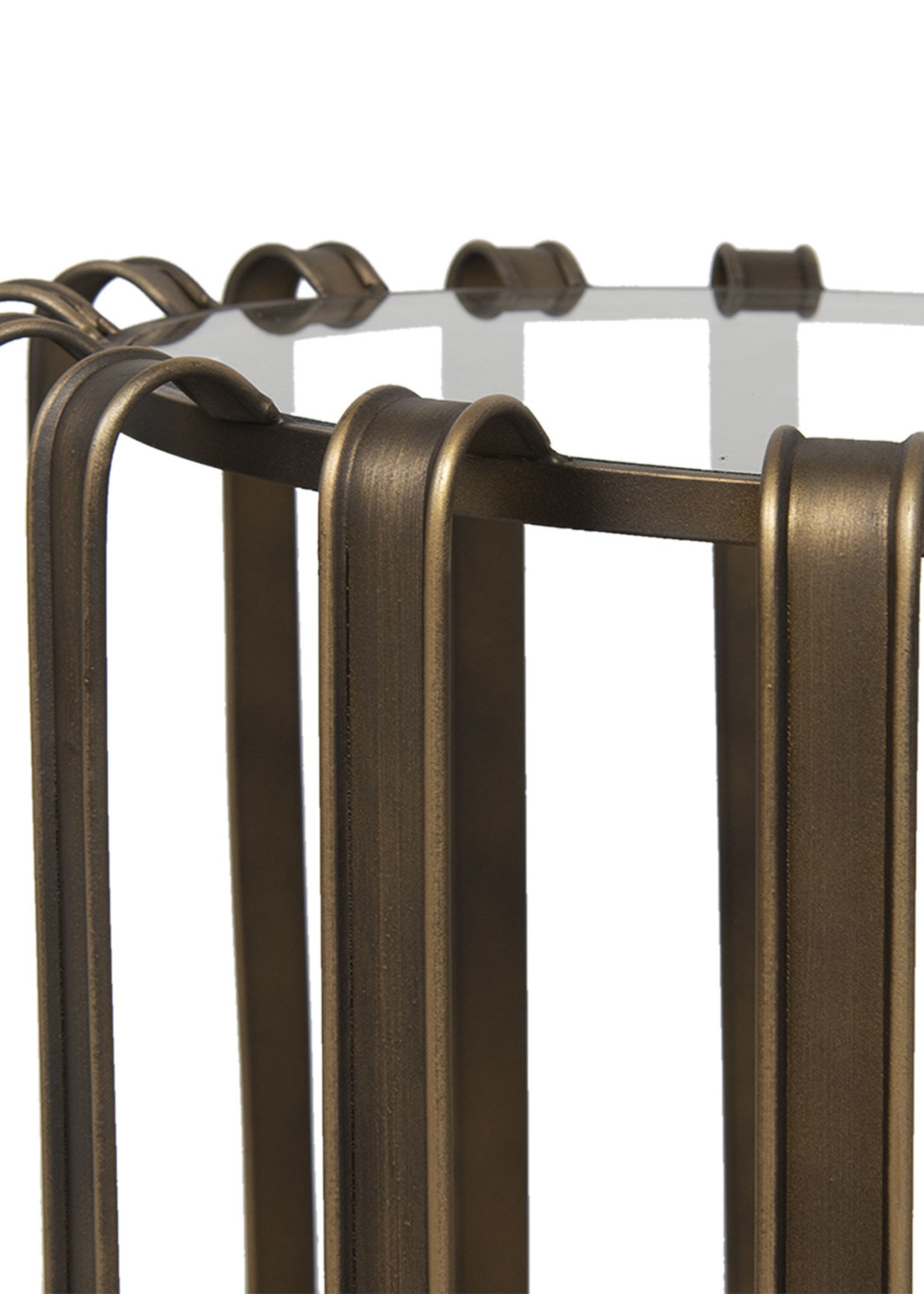 Clayre & Eef Bijzettafel Ø 47*45 cm 6Y4234