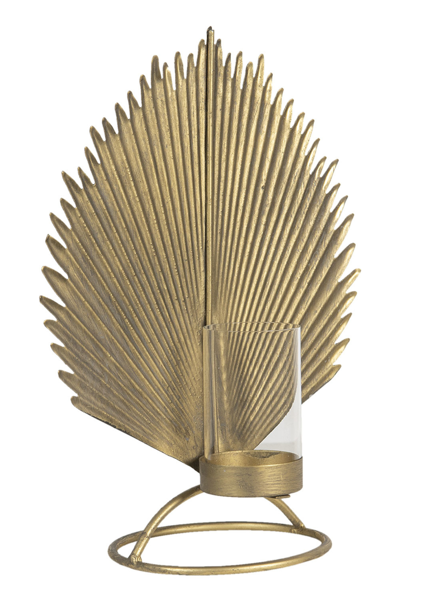 Clayre & Eef Décoration feuille 24*14*32 cm 6Y4267