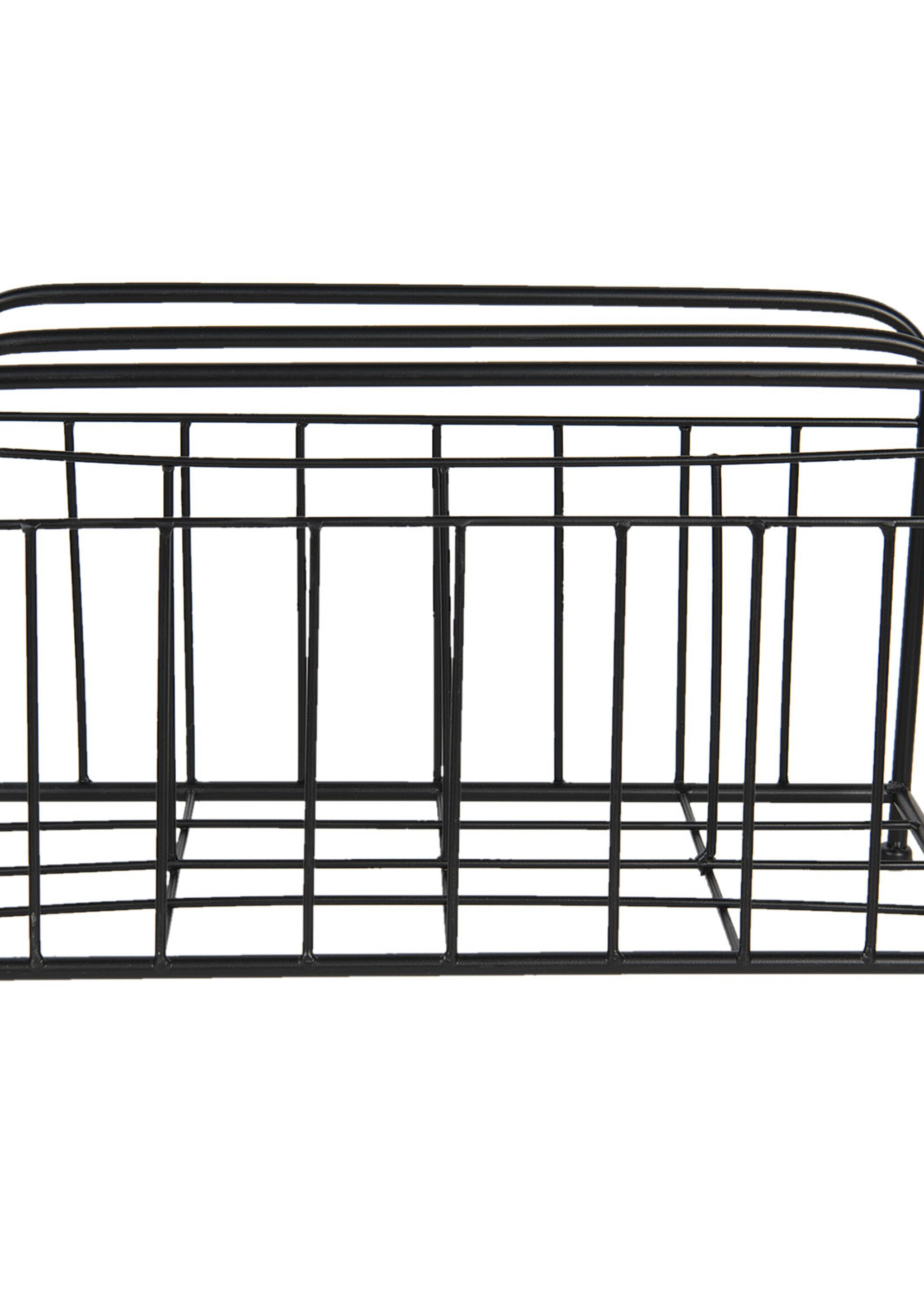 Clayre & Eef Tijdschriftenhouder 39*20*23 cm 6Y4276