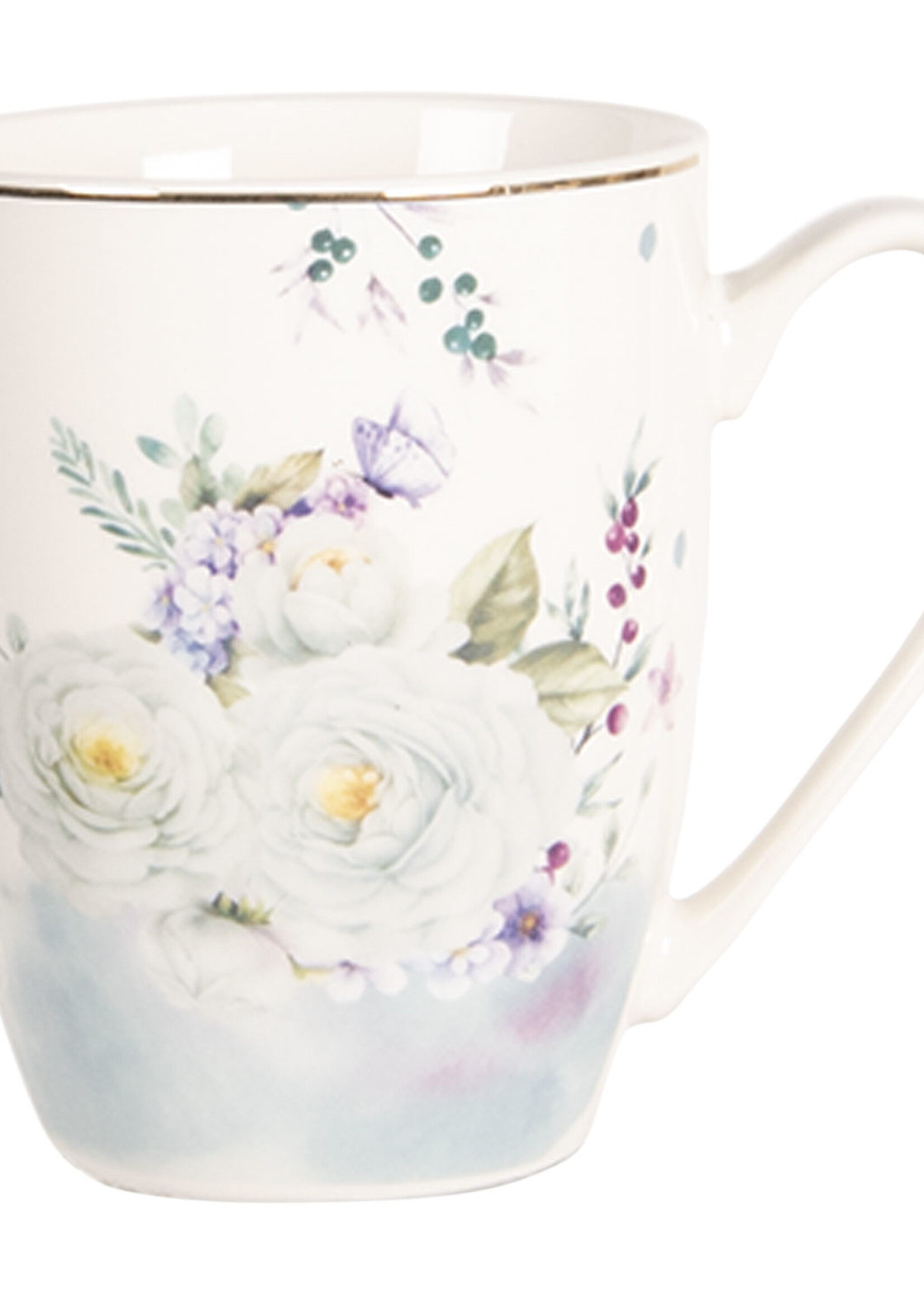 Clayre & Eef Mug 12*8*10 cm / 360 ml BUTMU