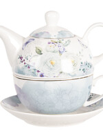 Clayre & Eef Tea for one 16*15*14 cm / 460 ml BUTTEFO