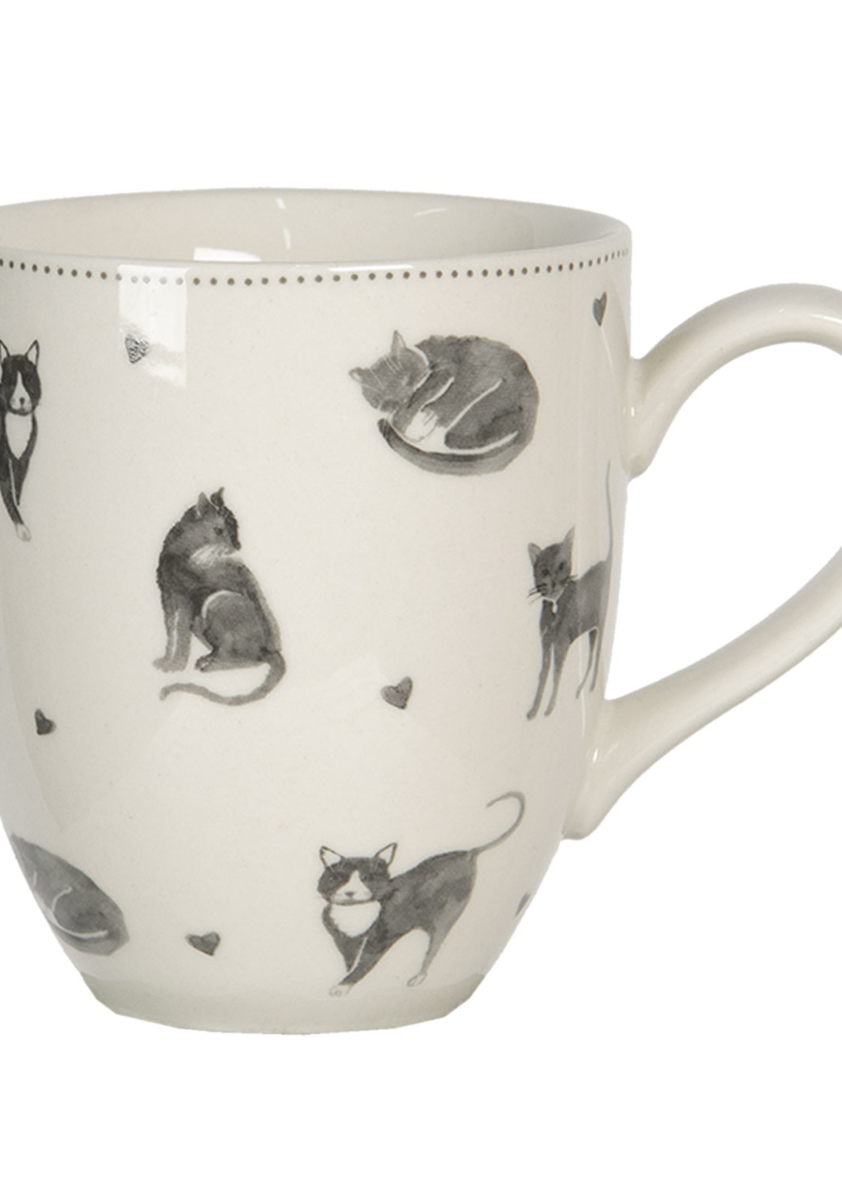 Clayre & Eef Mug 11*8*9 cm / 300 ml CAKMU