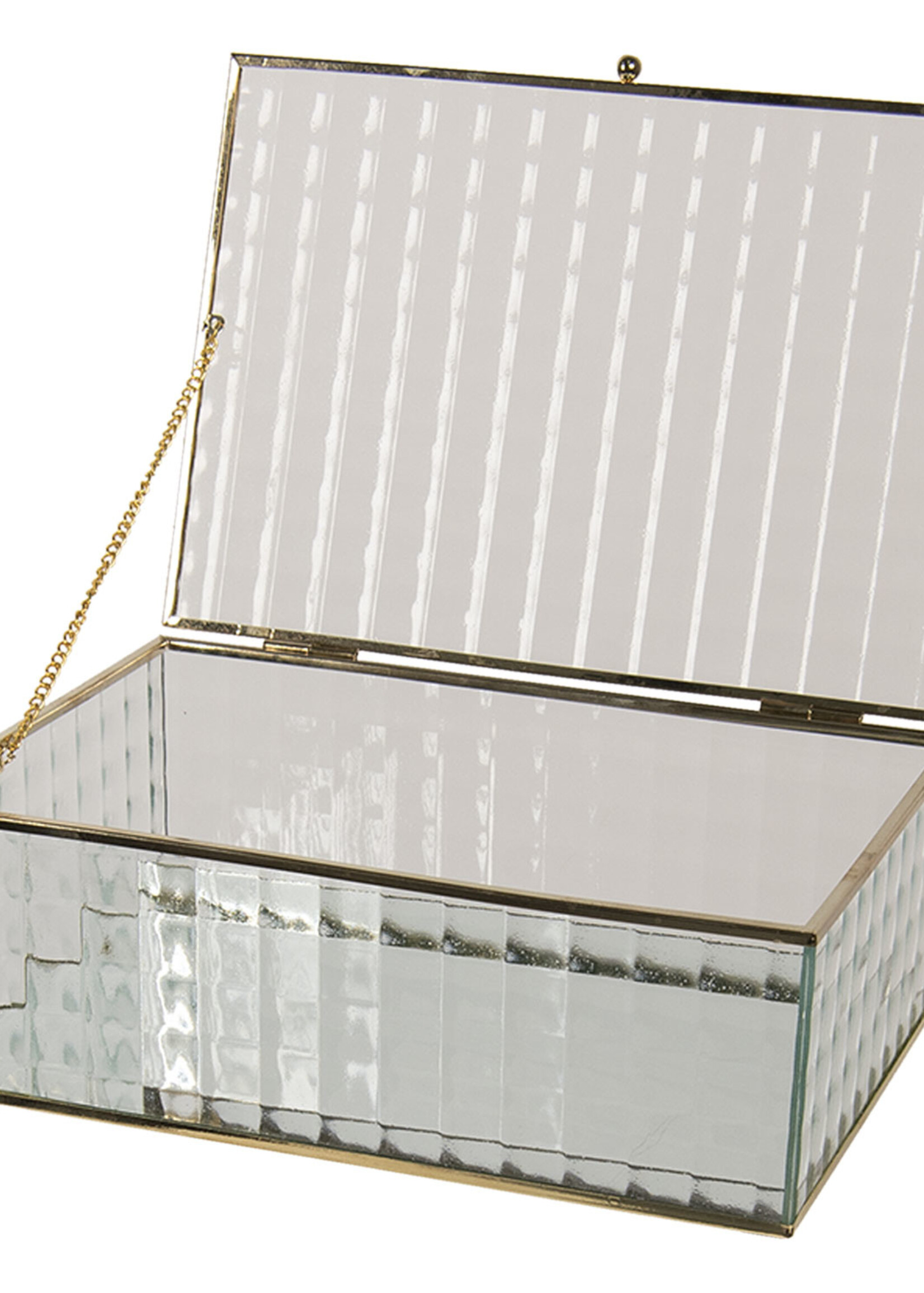 Clayre & Eef Coffret à bijoux 25*17*8 cm CC6GL0018XL