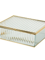 Clayre & Eef Coffret à bijoux 20*16*6 cm CC6GL0019L