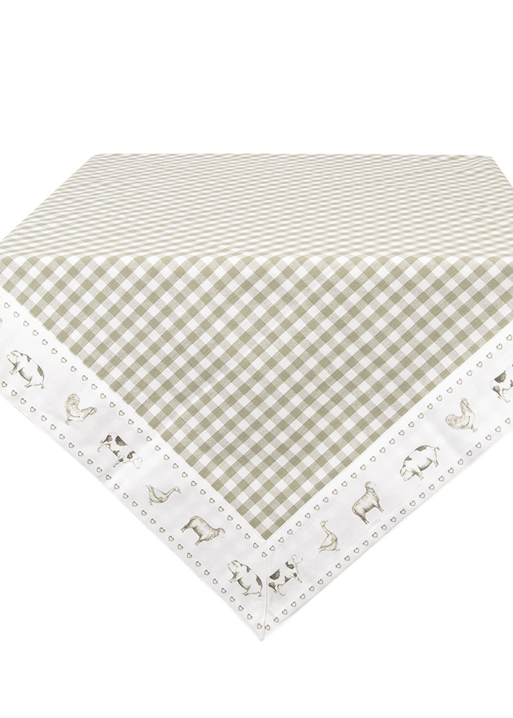 Clayre & Eef Nappe 100*100 cm CLA01GR