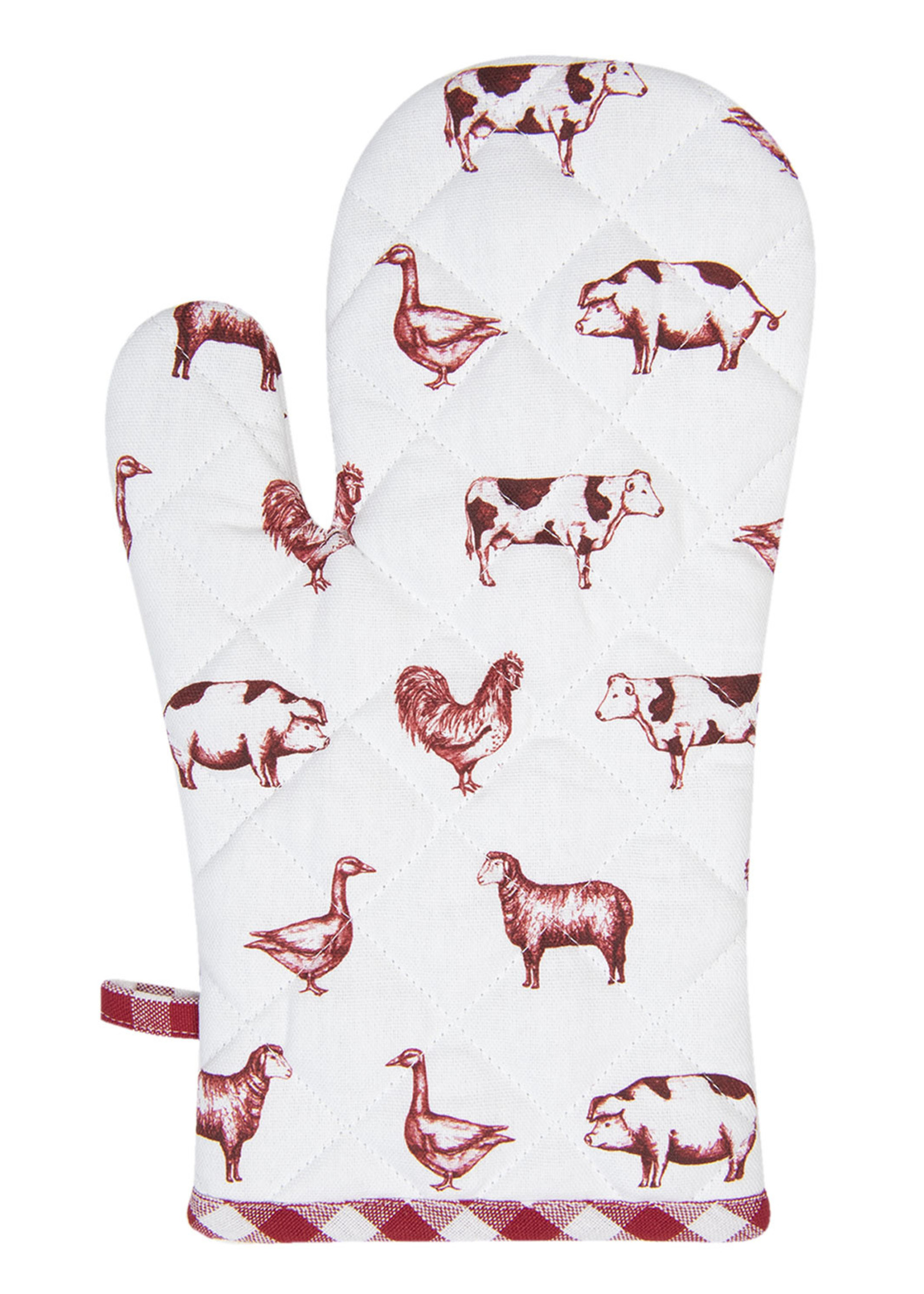 Clayre & Eef Ovenhandschoen CLA44R