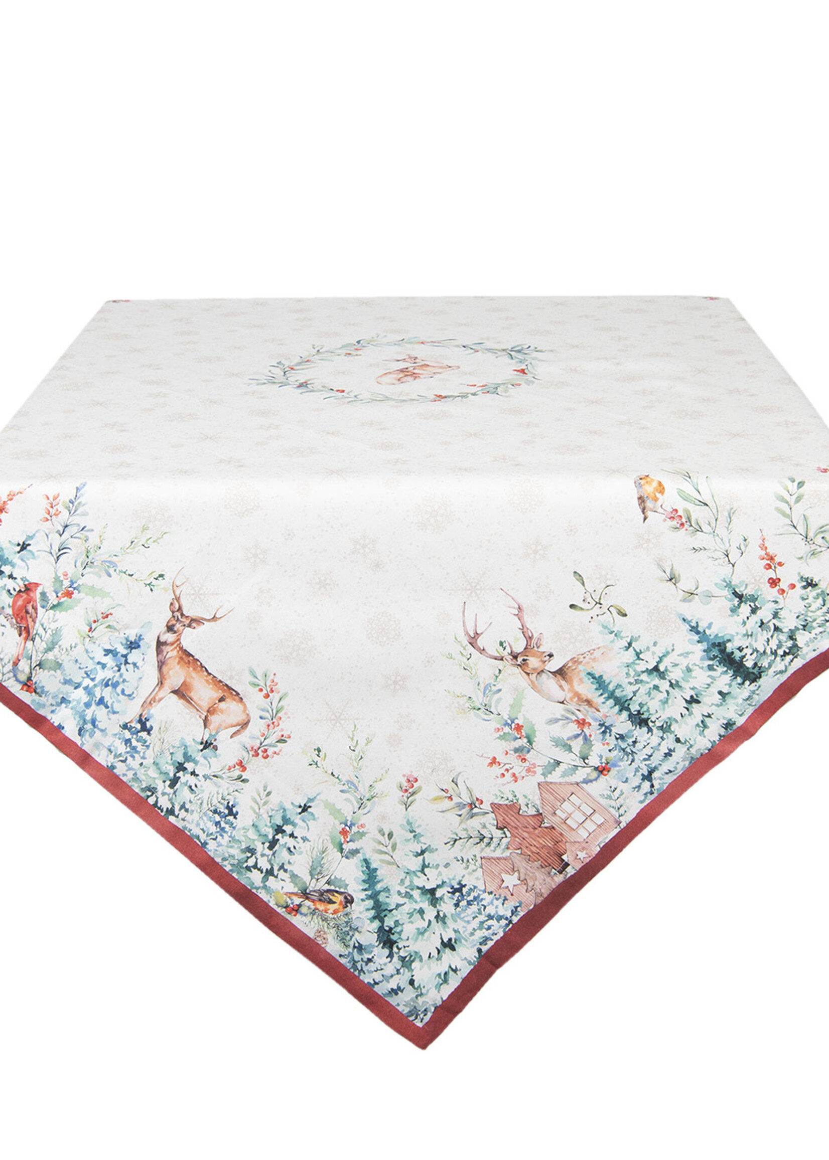 Clayre & Eef Tafelkleed 100*100 cm DCH01