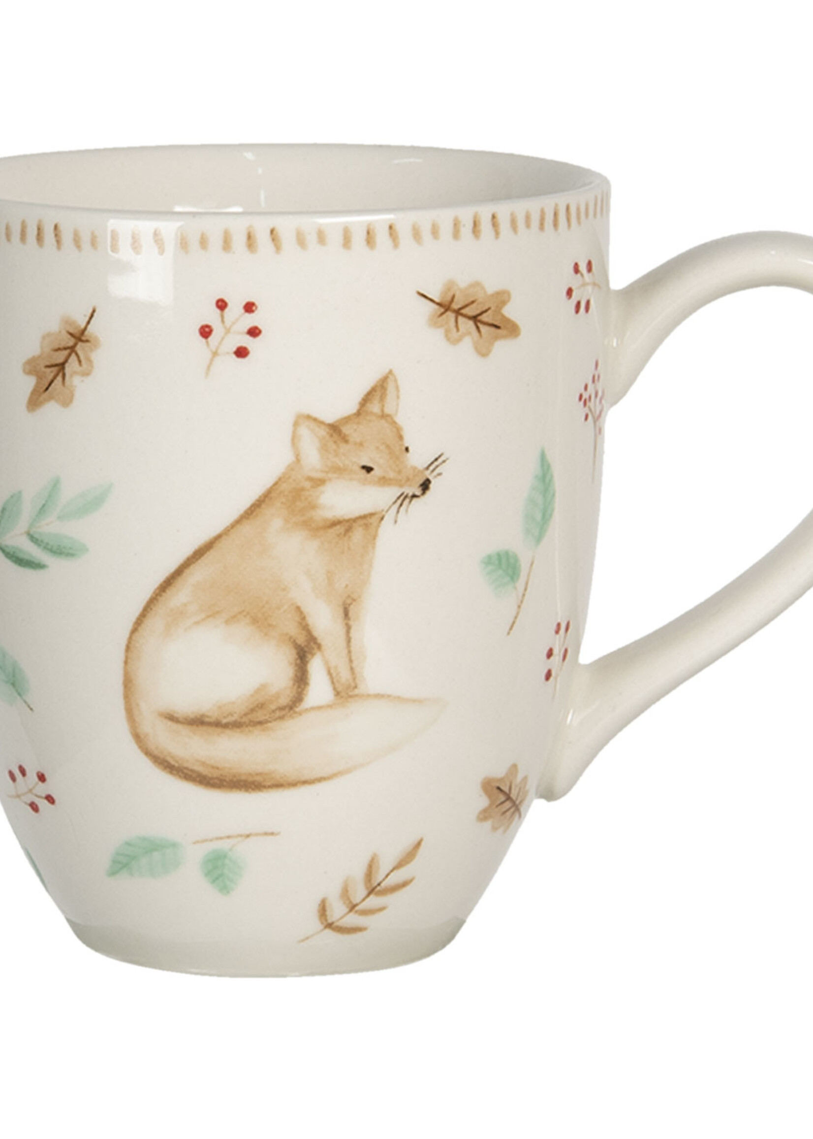 Clayre & Eef Mug 11*8*9 cm / 300 ml FXMU