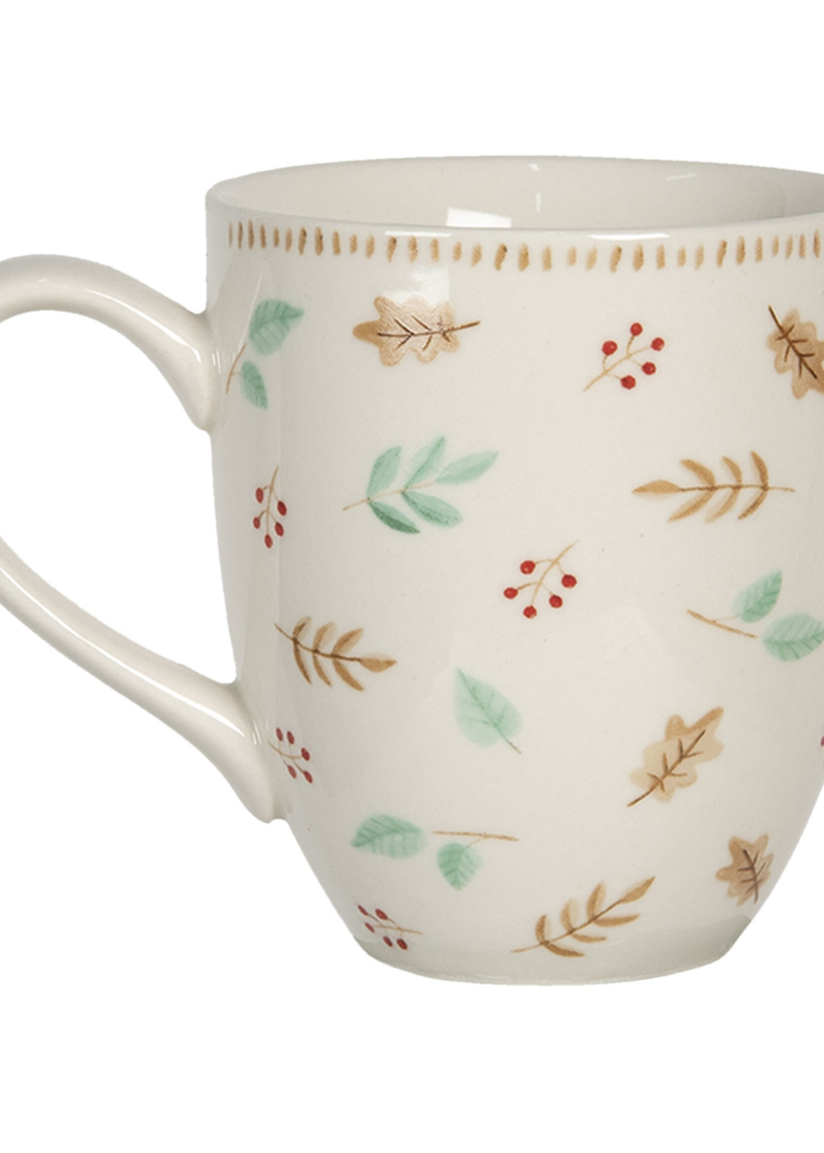 Clayre & Eef Mug 11*8*9 cm / 300 ml FXMU