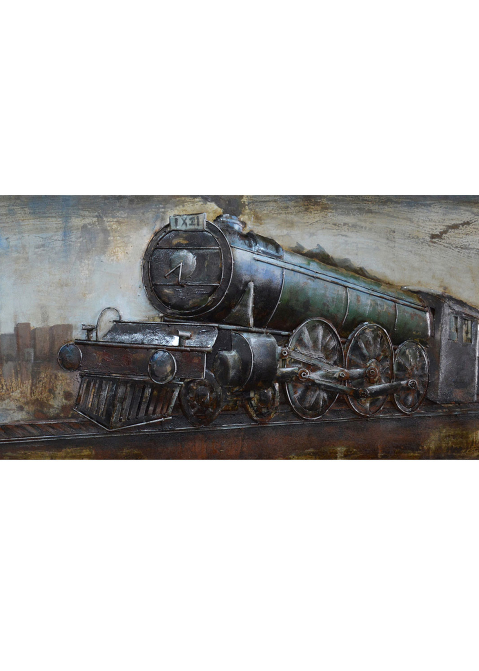 Clayre & Eef Décoration murale train 180*5*56 cm JJWA00051