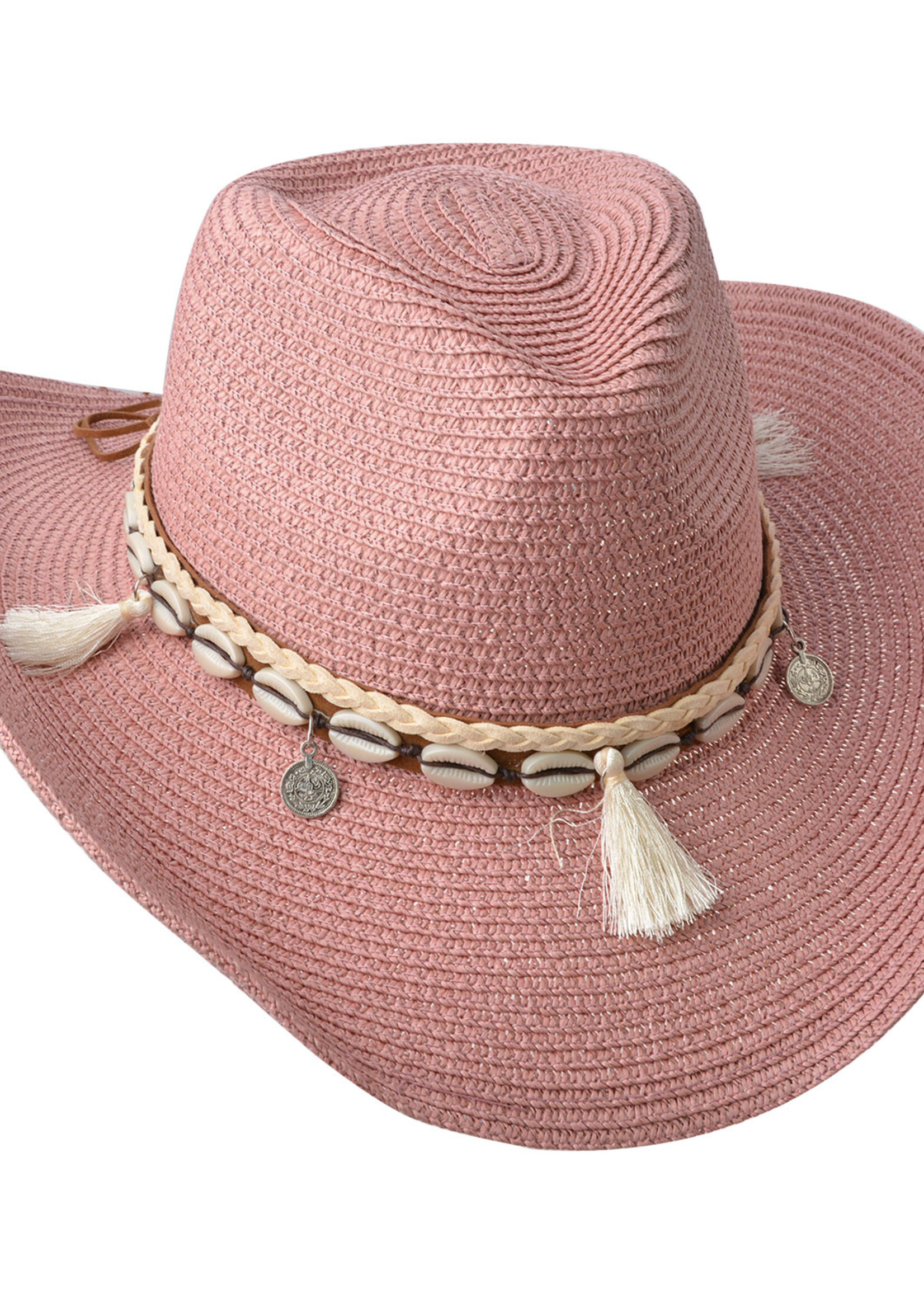 Clayre & Eef Chapeau Ø58 cm rose JZHA0050P