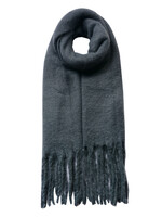 Clayre & Eef Sjaal 50*180 cm grijs JZSC0479G