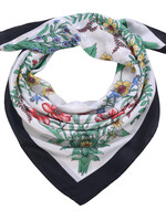 Clayre & Eef Écharpe 70*70 cm multi couleurs JZSC0559