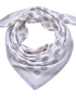 Clayre & Eef Écharpe 70*70 cm gris JZSC0561G