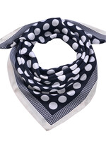 Clayre & Eef Écharpe 70*70 cm noir JZSC0561Z