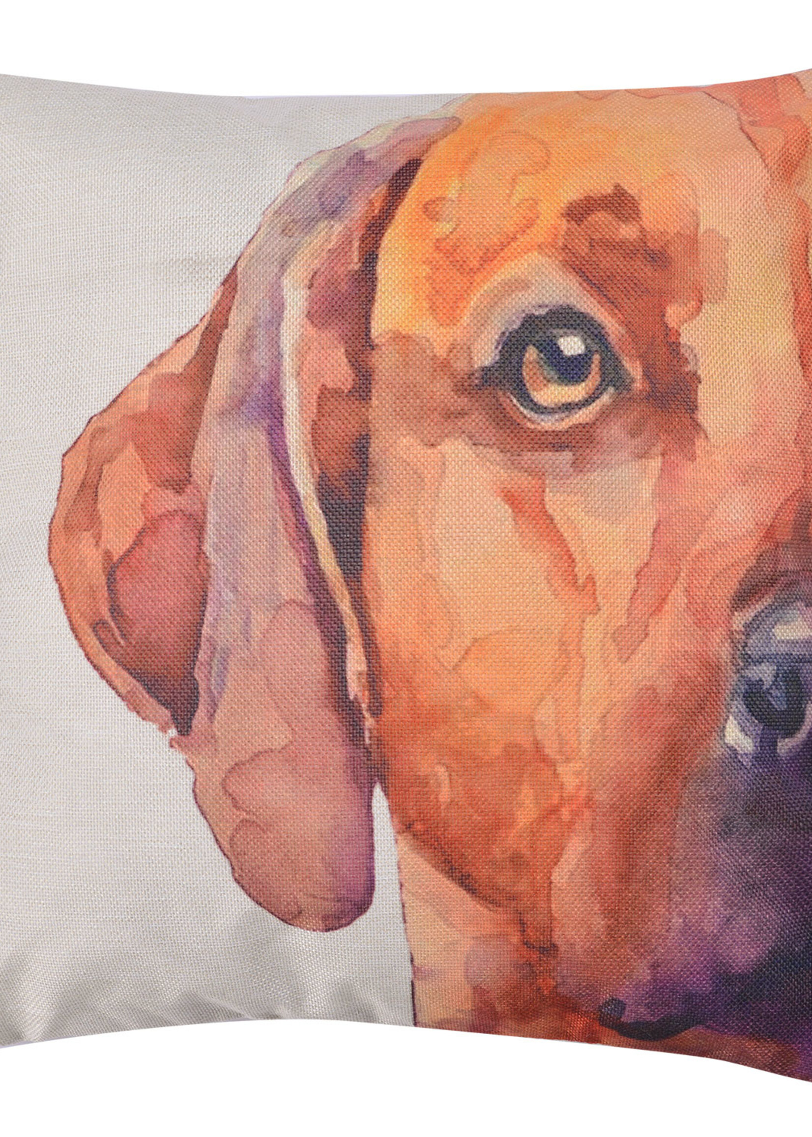 Clayre & Eef Housse de coussin chien 43*43 cm KT021.227