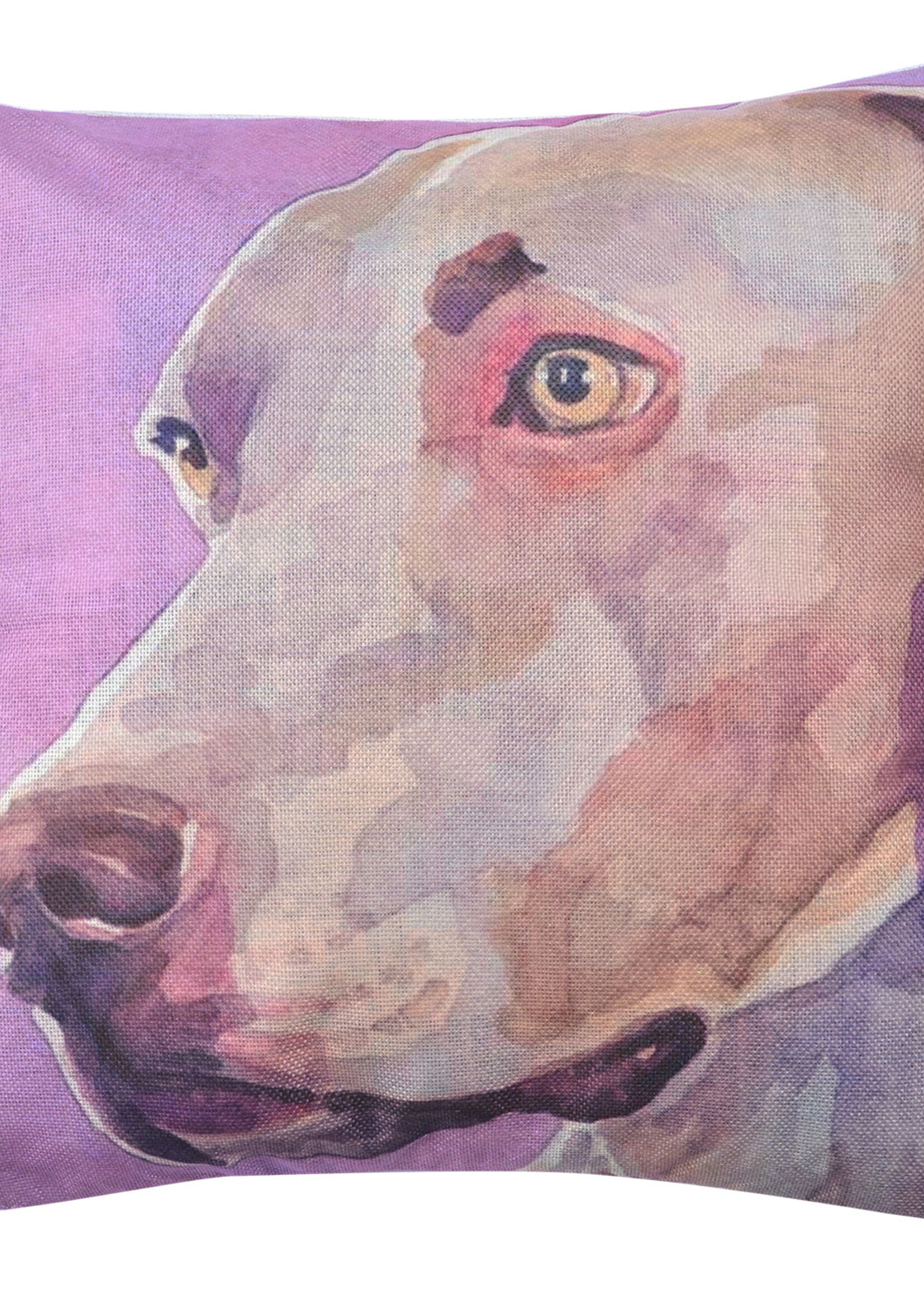 Clayre & Eef Kussenhoes hond 43*43 cm KT021.229