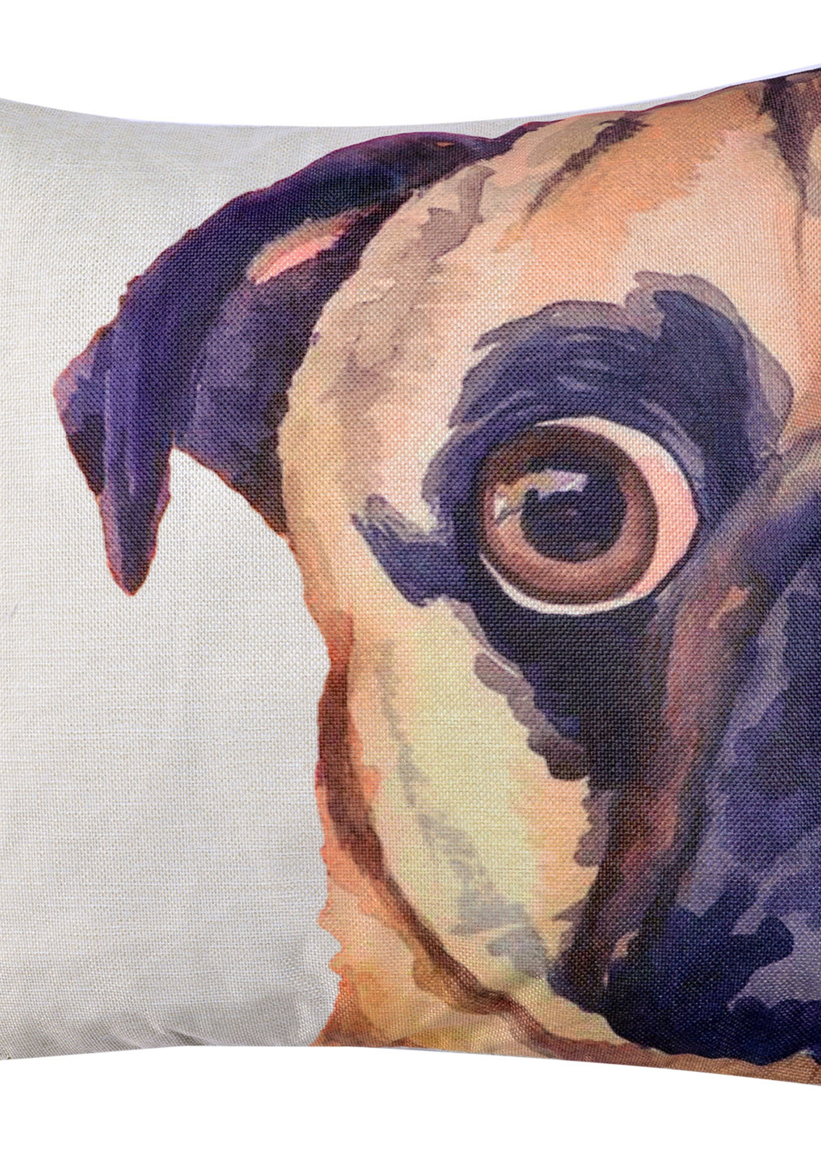 Clayre & Eef Kussenhoes hond 43*43 cm KT021.231