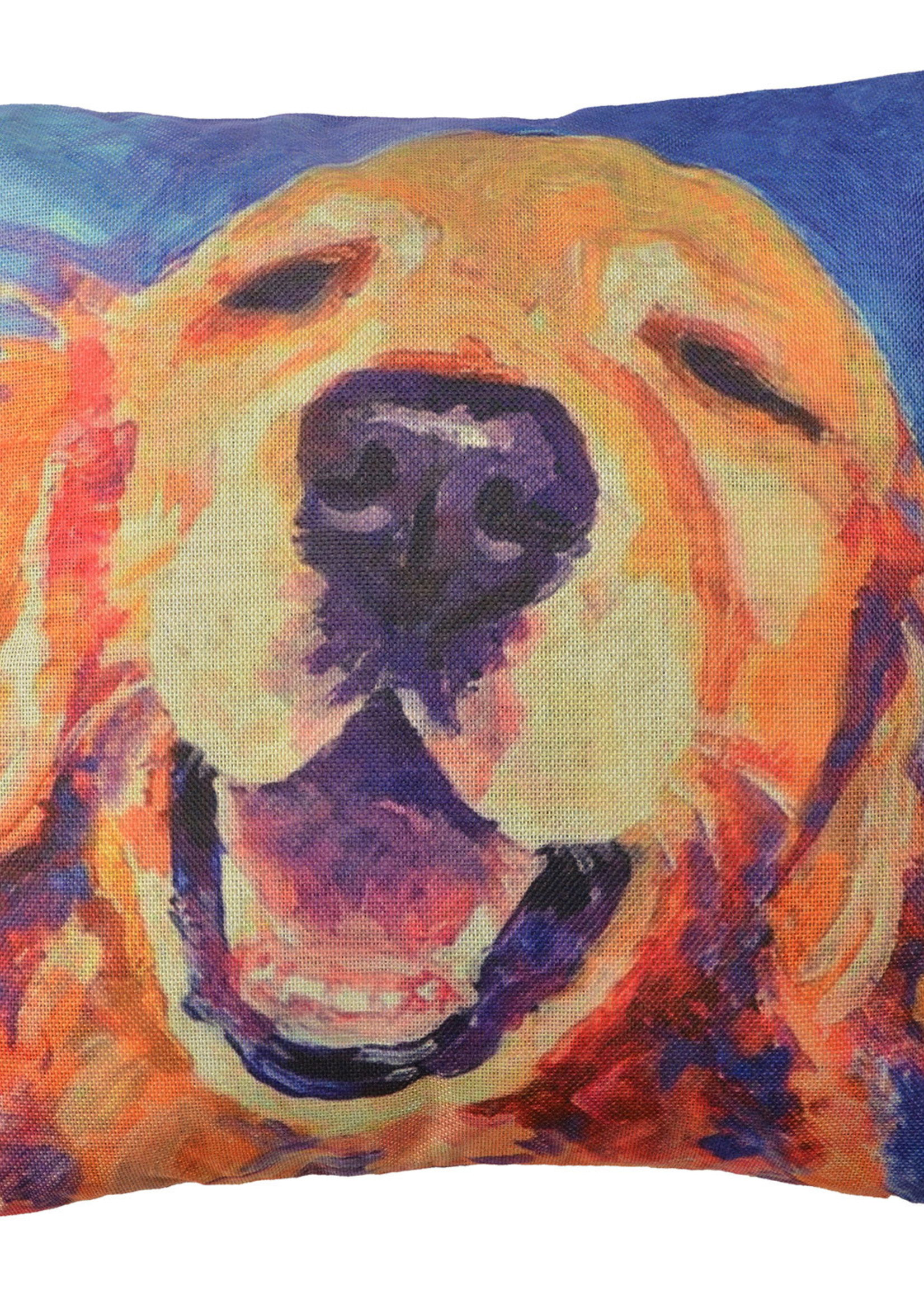 Clayre & Eef Kussenhoes hond 43*43 cm KT021.235