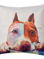 Clayre & Eef Housse de coussin chien 43*43 cm KT021.236