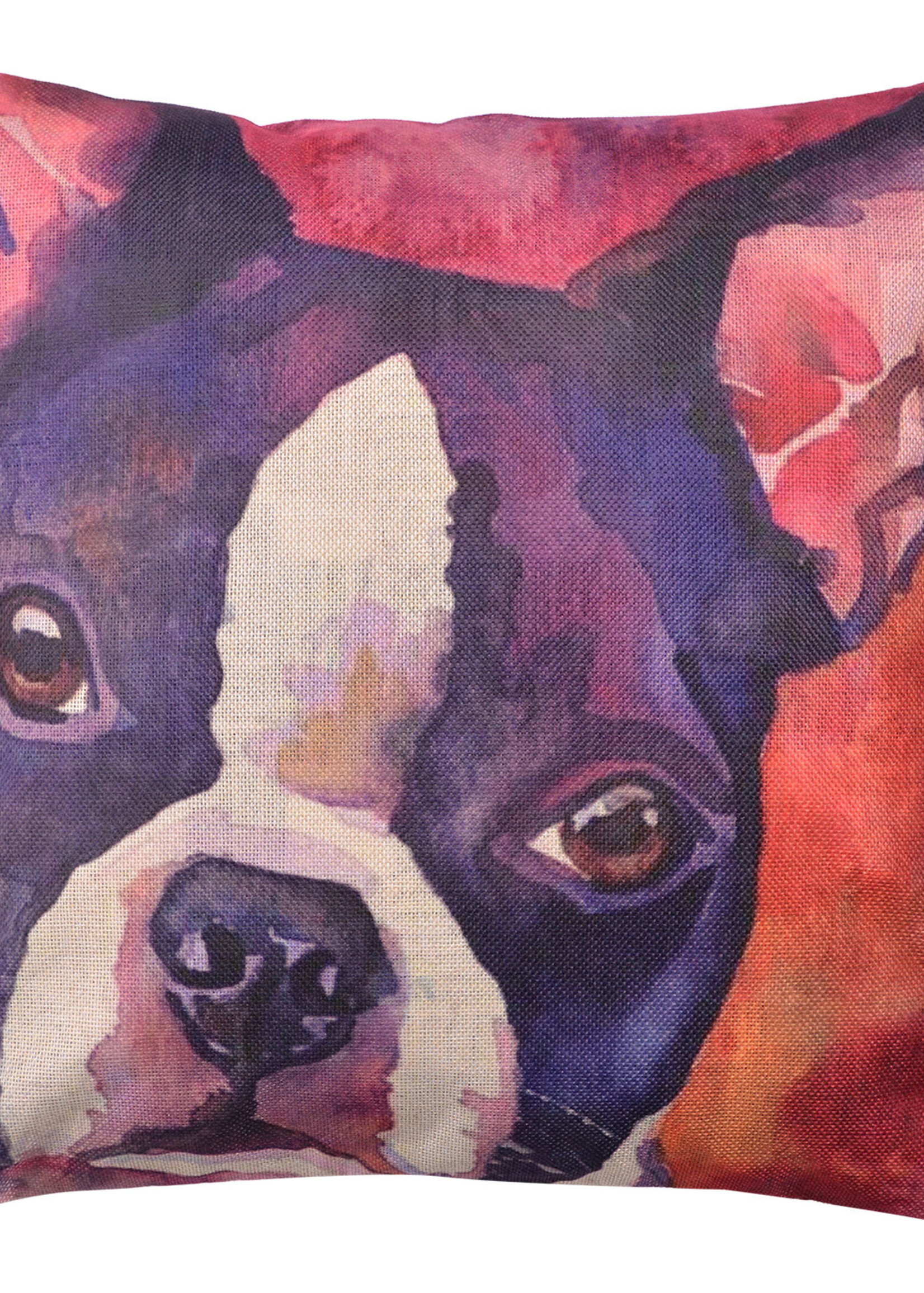 Clayre & Eef Kussenhoes hond 43*43 cm KT021.237