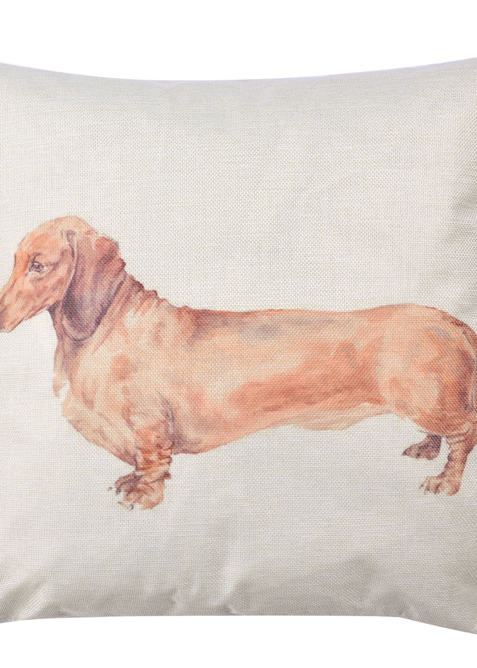 Clayre & Eef Housse de coussin chien 43*43 cm KT021.246