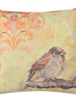 Clayre & Eef Housse de coussin oiseau 43*43 cm KT021.249