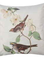 Clayre & Eef Housse de coussin oiseau 43*43 cm KT021.251