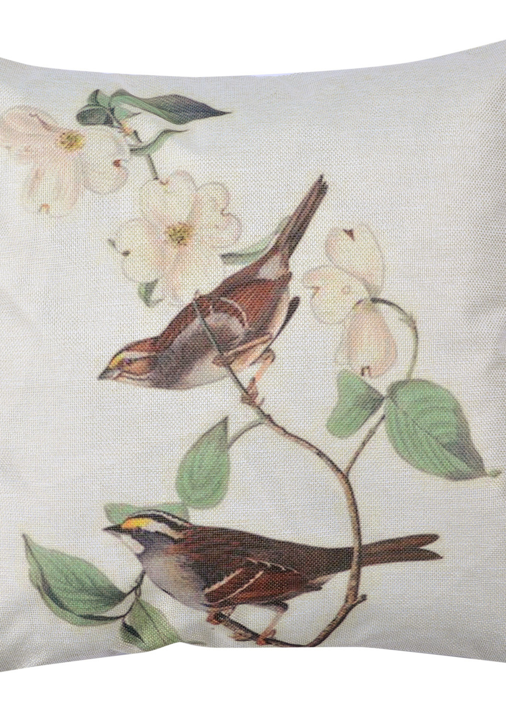 Clayre & Eef Kussenhoes vogel 43*43 cm KT021.251