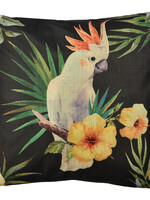 Clayre & Eef Housse de coussin oiseau 43*43 cm KT021.259