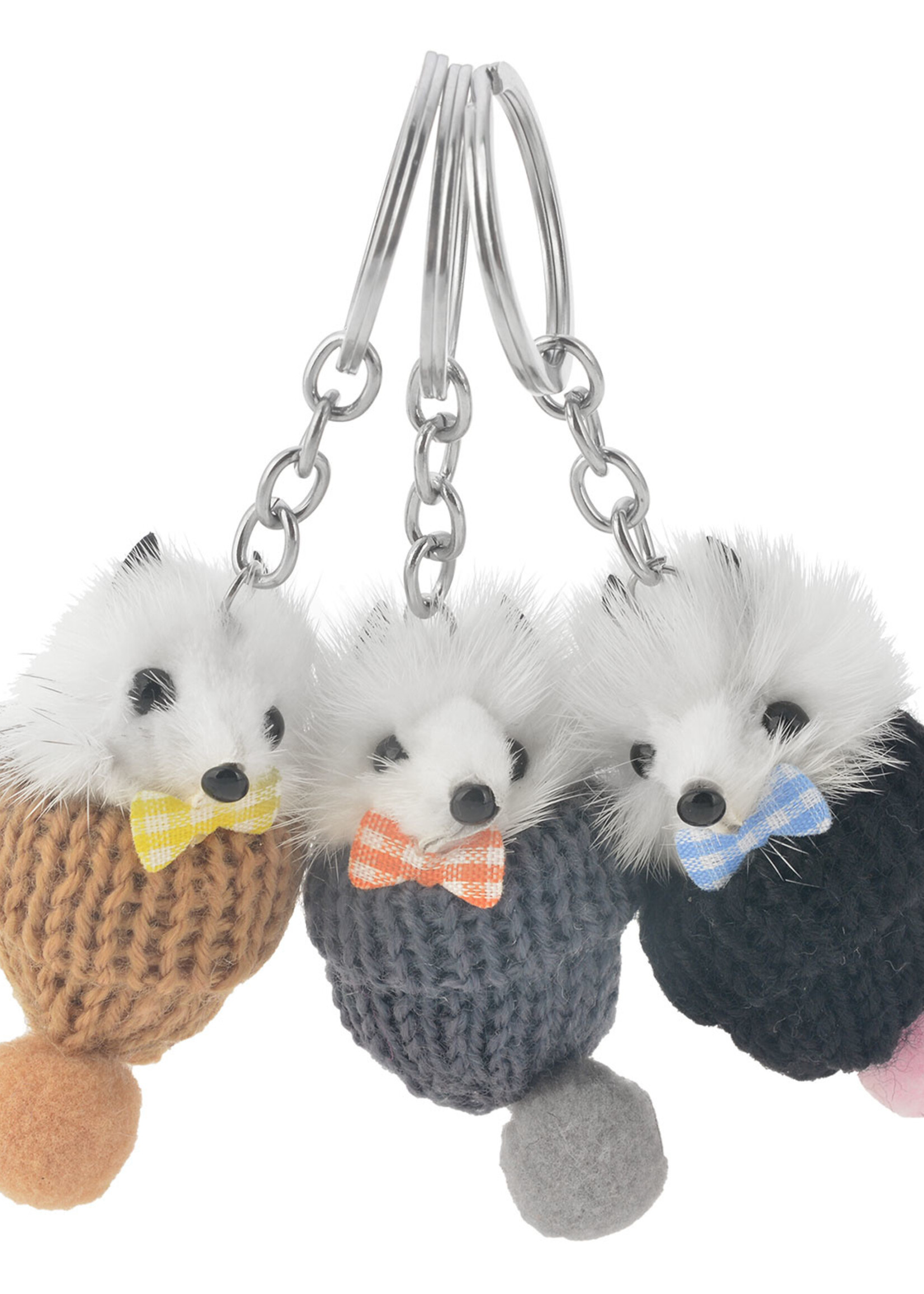 Clayre & Eef Sleutelhanger meerkleurig (3) MLKCH0282