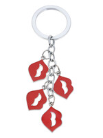 Clayre & Eef Sleutelhanger rode lippen MLKCH0365