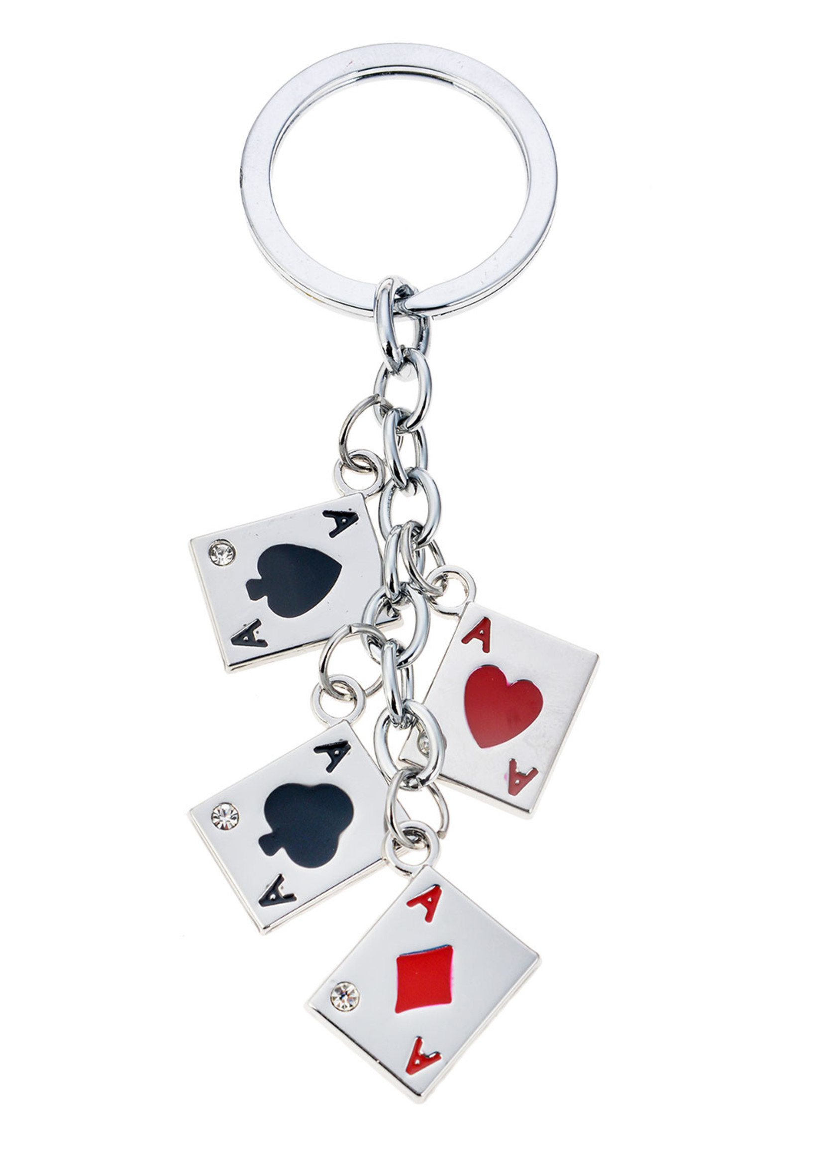 Clayre & Eef Porte-clés couleur argentée MLKCH0366