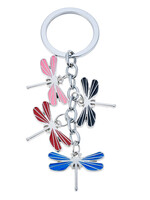 Clayre & Eef Sleutelhanger libellen MLKCH0371